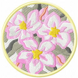 Floral Embroidery Design 7 Floral Embroidery Design 7